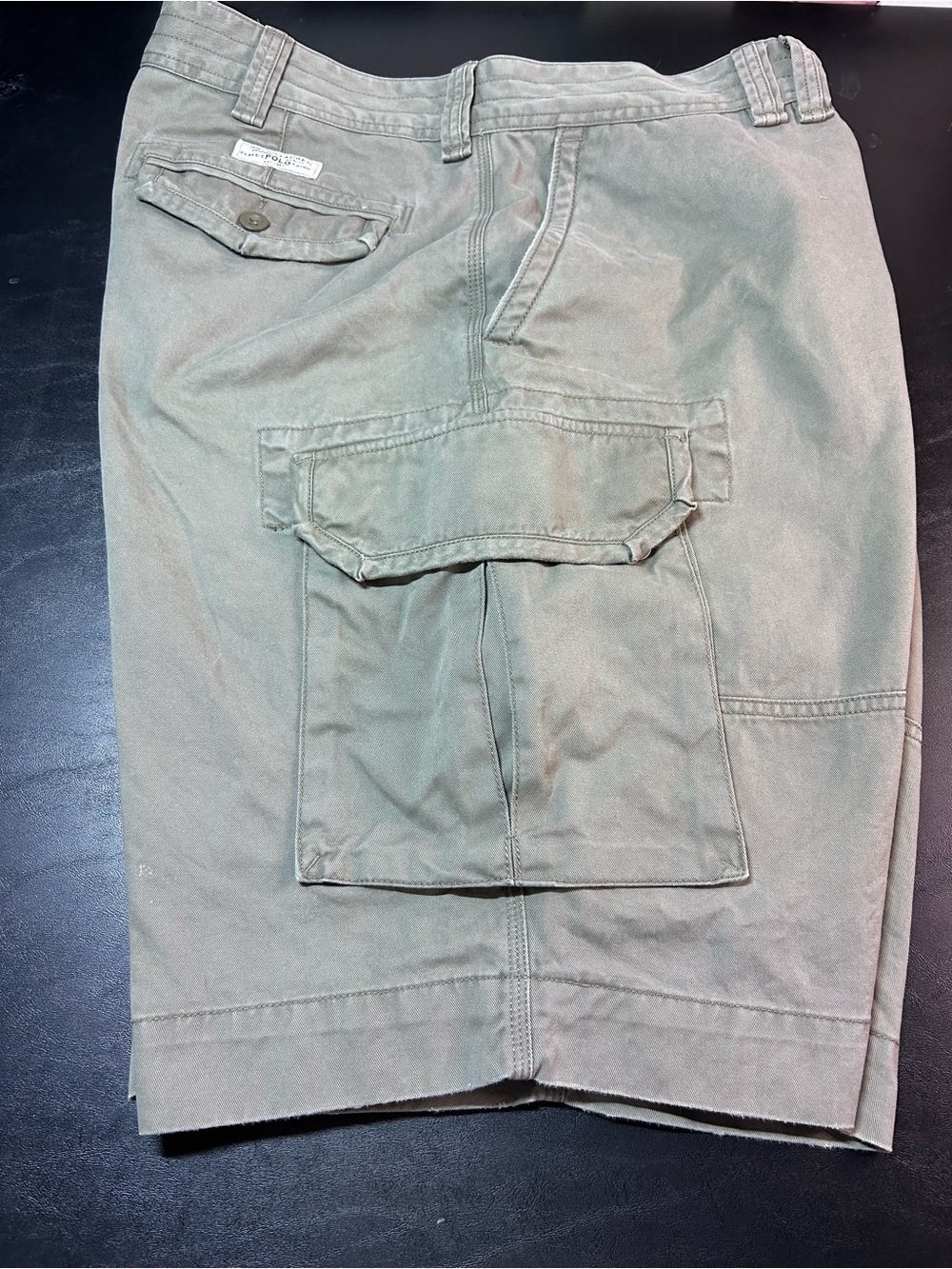 Polo Ralph Lauren Cargo Shorts Size 44T/44L Green Cotton Chino